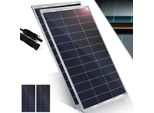 KESSER® Solarpanel Monokristallin Solarmodul Solarpanel - 18 V für 12 V Batterien, Photovoltaik - Solarzelle Solaranlage PV-Anlage Solar für Wohnwagen, Camping, Balkon, Gartenhäuser