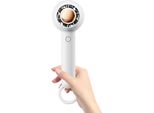 Ventilatore Portatile A Mano, Ventilatore Ricaricabile Usb, Ventilatore Regolabile In Velocità Per Esterni E Viaggi (Bianco)
