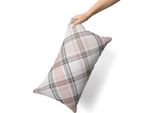EtÉRea Federa 40X80Cm - 100% Cotone Federa Easy-Care Square Naturalmente Morbida - Federa 40X80Cm 100% Cotone - Federa Con Cerniera - - Marrone