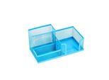 Leviatan Organizzatore Da Scrivania | Portapenne Portapenne In Metallo Organizzatore Da Scrivania | Vassoio Da Ufficio Con Rete Porta Appunti | 205X103X98Mm Blu