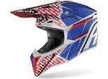 Casco Da Motocross Airoh Wraap Idol, Rot/Blau, S (55/56)