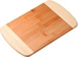 Tagliere "Bamboo"" Grande - Spessore 12 Mm In Legno Di Bambù Con Bordi Arrotondati - Tagliere Per Cucina E Colazione - Natura"