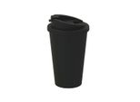 Tazza Da Caffè "Premium Deluxe"" Tazza Termica A Doppia Parete In Plastica Da 350 Ml - Tazza Da Caffè To-Go Con Coperchio Germany - Nero/Bianco"