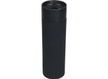 Borraccia "Toronto"" A Doppia Parete In Acciaio Inox Con Isolamento Sottovuoto Per Bevande Calde E Fredde - Thermo Mug Da 450 Ml Per Il Viaggio - Nero"