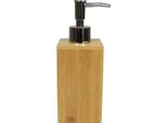 Distributore Di Sapone "Bamboo"" Natura Naturale/Argento"