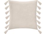 Cuscino "Gyspy"" In Cotone Color Avorio 50X50 Cm - Atmosphera CréAteur D'intéRieur"