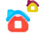 Lorelli Teether House, Ausilio Per La Dentizione, Teether Refrigerante, Riempito D'acqua, Da 3 Mesi Rosso