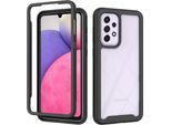 Galaxy A33 5G Case, Hybrid Transparent Back Cover, Rugged Tpu Bumper, Custodia Antiurto Per Samsung Galaxy A33 5G Nero