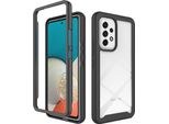 Galaxy A53 5G Case, Hybrid Transparent Back Cover, Rugged Tpu Bumper, Custodia Antiurto Per Samsung Galaxy A53 5G Nero