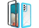 Custodia Galaxy A53 5G, Copertura Posteriore Trasparente Ibrida, Robusto Paraurti In Tpu, Custodia Antiurto Per Samsung Galaxy A53 5G Blu