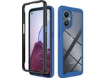 Custodia Oneplus Nord N20 5G, Copertura Posteriore Trasparente Ibrida, Paraurti In Tpu Robusto, Custodia Antiurto Per Oneplus Nord N20 5G Blu Scuro