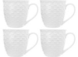 Tazza Da Caffè Orion | Tazza Da Tè | Tazza In Ceramica Grande Con Manico Herzenmotiv Bianco 580 Ml
