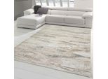 Tappeto Country Con Disegno Astratto A Rombi In Marrone Dimensioni - 120 X 170 Cm