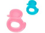 Lorelli Anello Per La Dentizione, Riempito D'acqua, Ausilio Per La Dentizione, Teether Rinfrescante, Da 3 Mesi Rosa