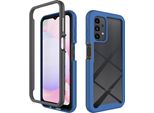 Custodia Galaxy A13 4G, Copertura Posteriore Trasparente Ibrida, Robusto Paraurti In Tpu, Custodia Antiurto Per Samsung Galaxy A13 4G Blu Scuro