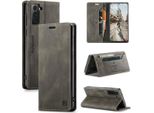 Samsung Galaxy S21 Fe 5G Case, Retro Custodia In Finto Cuoio, Stand E Custodia Protettiva Per Samsung Galaxy S21 Fe 5G Kupfer