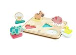 Puzzle Con Suoni Sulla Lavagna - Animali