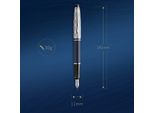 Waterman 2166428 Waterman FüLler L'essence Du Bleu Expert Deluxe C.C M Blau Geschenkbox