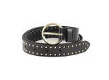 Vanzetti Pelle Cintura Slim Belt W80 Black Nero