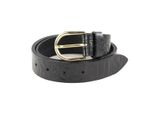 Vanzetti Pelle Cintura Slim Belt W75 Black Nero