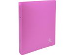 Raccoglitore Ad Anelli Exacompta Pp 700µ 2 Anelli Dorso 40 Mm Opaco A4 Extra Largo Rosa