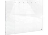 Nobo 43X56 Cm W Vetro Agenda Settimanale Bianco Bianco Taglia Unica