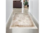Tappeto Orientale In Lana - Effetto Sbiadito - Marrone Dimensioni - 80X150 Cm