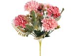 3 Pezzi Fiori Artificiali Fiori Di Seta Ortensia Fiori Artificiali Crisantemo Decorazione Fiori Finti Per Decorazione Da Tavolo Centrotavola Festa Casa Ufficio Vaso Decorazione Da Tavolo (Rosa)