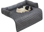Coperta Per Cani, Coperta Per Cani Fatta A Mano, Tappetino Per Cani, Tappetino Per Animali, Protezione Antiscivolo Per Cani E Gatti (Grigio Scuro, 75X120 Cm)