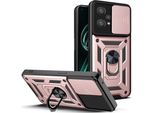 Custodia Realme 9 Pro Con Anello, Supporto, Protezione Fotocamera, Paraurti In Tpu, Custodia In Silicone Per Oppo Realme 9 Pro Rosa