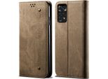 Custodia Redmi Note 11S, Custodia A Portafoglio In Pelle Con Chiusura Magnetica E Supporto Per Xiaomi Redmi Note 11S Khaki