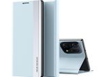 Custodia Oppo Find X5 Pro, Custodia Magnetica In Finto Cuoio Con Funzione Stand Per Oppo Find X5 Pro Blu