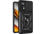 Xiaomi Poco X4 Pro 5G Custodia Con Anello, Supporto, Protezione Fotocamera, Paraurti In Tpu, Custodia In Silicone Per Xiaomi Poco X4 Pro 5G Nero