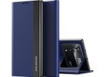 Xiaomi Poco X4 Pro 5G Case, Custodia Magnetica In Finto Cuoio Con Funzione Stand Per Xiaomi Poco X4 Pro 5G Blu Navy