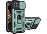 Custodia Realme 8I Con Anello, Supporto, Protezione Fotocamera, Paraurti In Tpu, Custodia In Silicone Per Oppo Realme 8I Verde