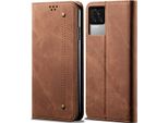 Custodia Redmi K50, Custodia Protettiva In Pelle Flip Bookstyle Con Supporto Per Xiaomi Redmi K50 Marrone
