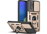 Galaxy A13 4G Custodia Con Anello, Supporto, Protezione Fotocamera, Paraurti In Tpu, Custodia In Silicone Per Samsung Galaxy A13 4G Rosa