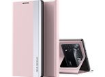Xiaomi Poco X4 Pro 5G Case, Finto Cuoio Magnetic Flip Stand Custodia Protettiva Per Xiaomi Poco X4 Pro 5G Rosa
