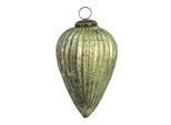 Clayre & Eef Guaina Di Natale Xl Ø 9 Cm In Vetro Verde
