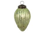 Guaina Natalizia Clayre & Eef Ø 5 Cm In Vetro Verde