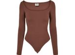 Urban Classics Donna - Body Bark Organico A Maniche Lunghe - 4XL