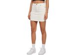 Gonna Da Donna Urban Classics Ladies Organic Stretch Denim Mini Skirt Offwhite Raw - 31