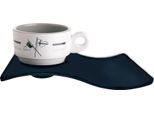Tazza Da Caffè Espresso Welcome On Board Wave Con Piattino Singolo