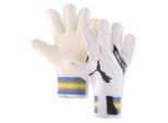 Puma Ultra Grip 1 Hybrid Pro Guanti Da Portiere Uomo Grigio Chiaro Nero Taglia 10