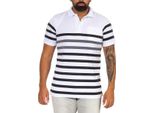 Polo Da Uomo Con Taschino Sul Petto, Manica Corta, Bianco M