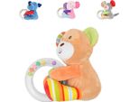 Peluche Lorelli, Anello Con Sonaglio, Giocattolo Da Afferrare, Sonaglio, Peluche, Dalla Nascita Beige