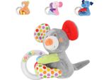 Peluche Lorelli, Anello Con Sonaglio, Giocattolo Da Afferrare, Sonaglio, Peluche, Dalla Nascita Grigio