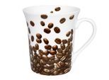 KöNitz Becher Coffee Beans, Tasse, Kaffeebecher, Porzellan, Bunt, 410 Ml, 11 1 100 2713