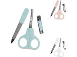 Baby Care Set Manicure Per Bambini Set Per La Cura Delle Unghie Forbici Per Unghie, Tagliaunghie, Lima Per Unghie Turchese