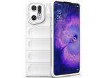Custodia Oppo Find X5 Pro, Custodia Protettiva Antiscivolo In Silicone Tpu Morbido Per Oppo Find X5 Pro Bianco